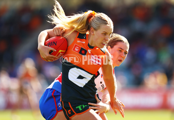 AFLW 2024 Round 01 - GWS v Western Bulldogs - A-53559638