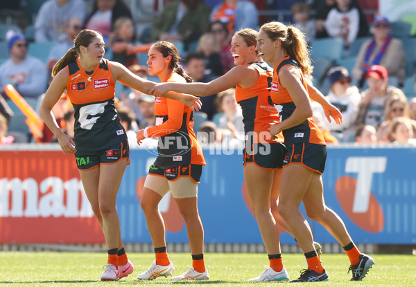AFLW 2024 Round 01 - GWS v Western Bulldogs - A-53559644