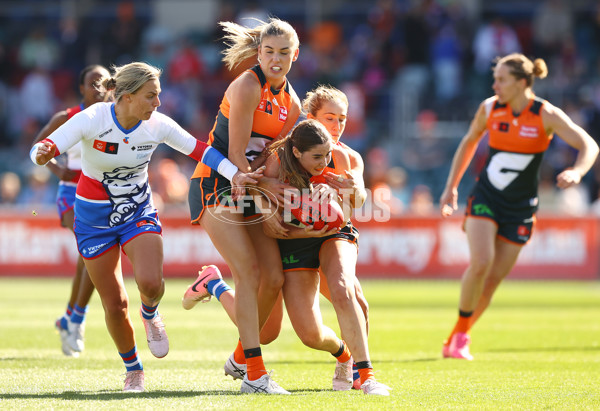 AFLW 2024 Round 01 - GWS v Western Bulldogs - A-53559684