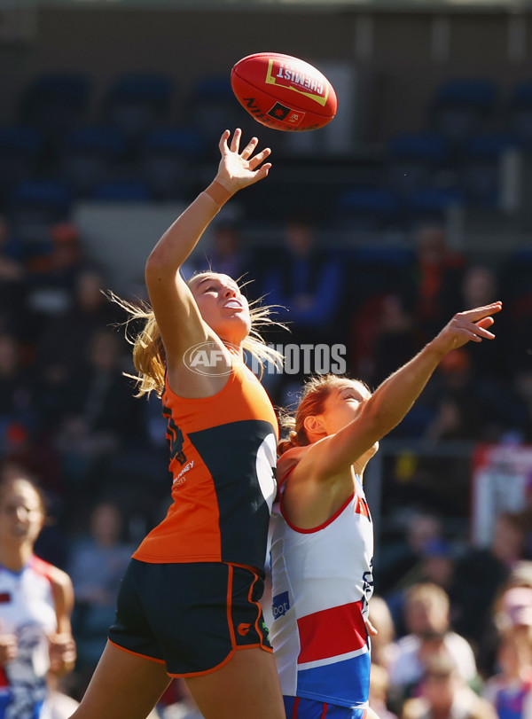 AFLW 2024 Round 01 - GWS v Western Bulldogs - A-53559772