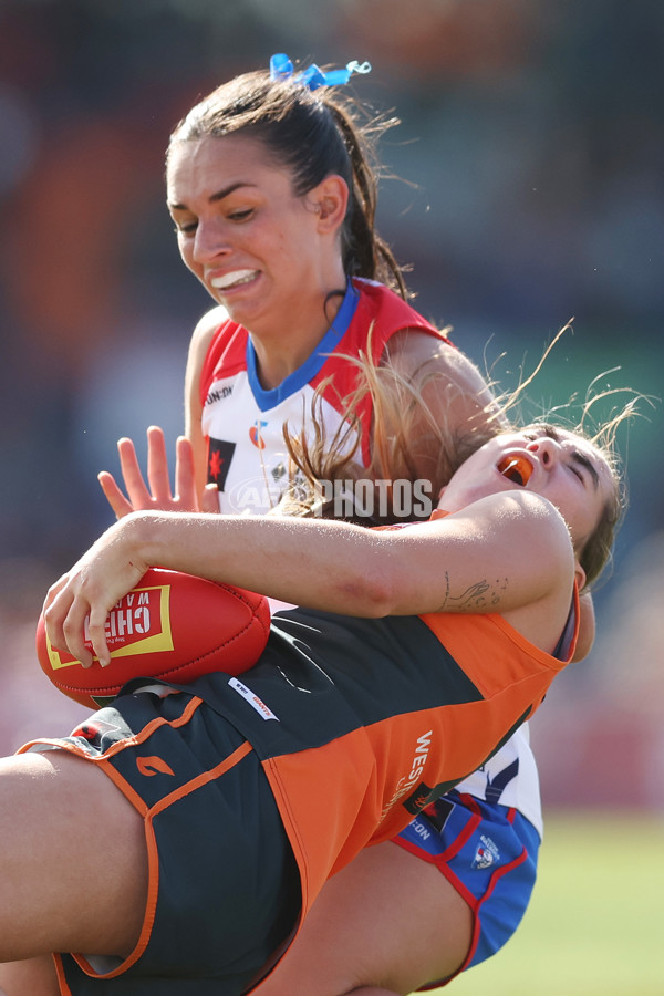 AFLW 2024 Round 01 - GWS v Western Bulldogs - A-53562152