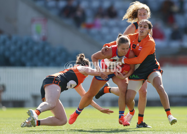 AFLW 2024 Round 01 - GWS v Western Bulldogs - A-53562154