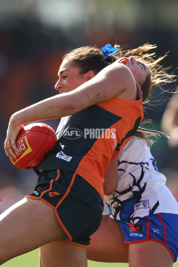 AFLW 2024 Round 01 - GWS v Western Bulldogs - A-53562155