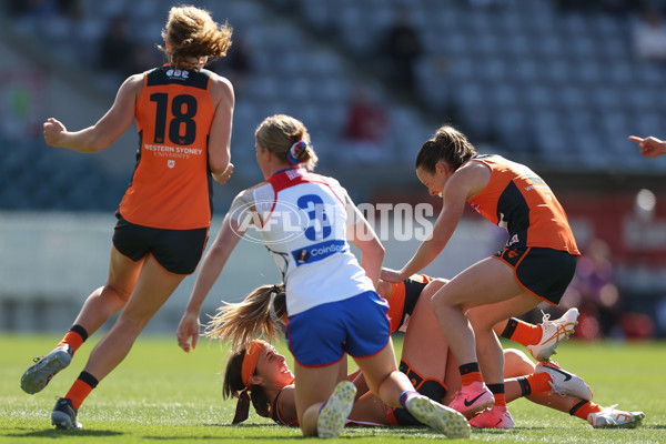 AFLW 2024 Round 01 - GWS v Western Bulldogs - A-53562160