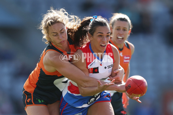 AFLW 2024 Round 01 - GWS v Western Bulldogs - A-53562161