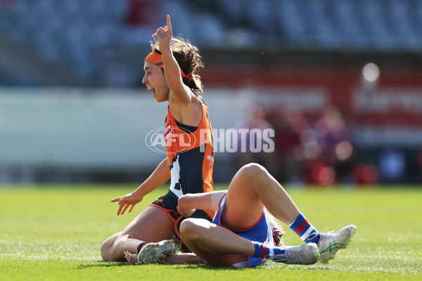AFLW 2024 Round 01 - GWS v Western Bulldogs - A-53562162