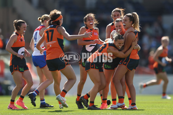 AFLW 2024 Round 01 - GWS v Western Bulldogs - A-53562172