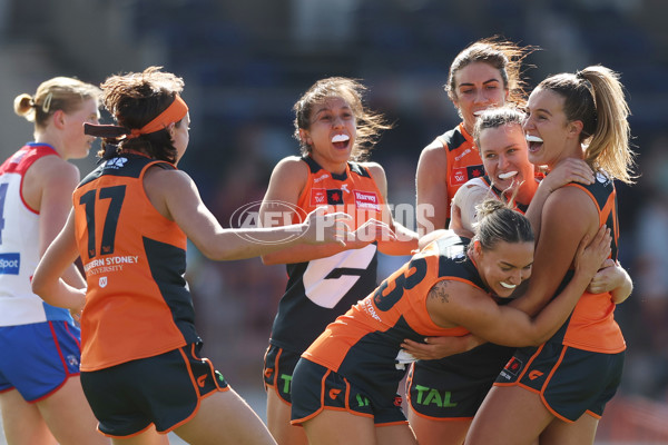 AFLW 2024 Round 01 - GWS v Western Bulldogs - A-53562175