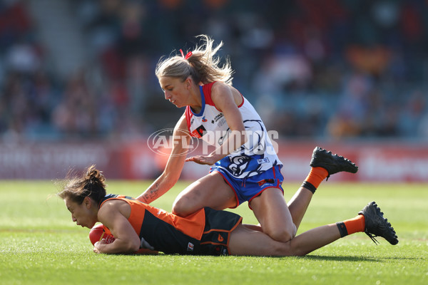 AFLW 2024 Round 01 - GWS v Western Bulldogs - A-53562196