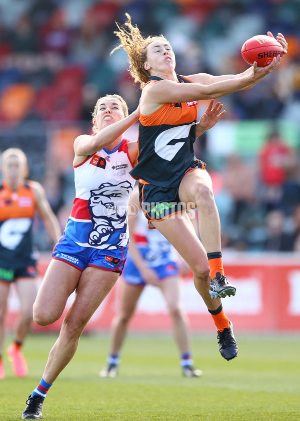 AFLW 2024 Round 01 - GWS v Western Bulldogs - A-53562214