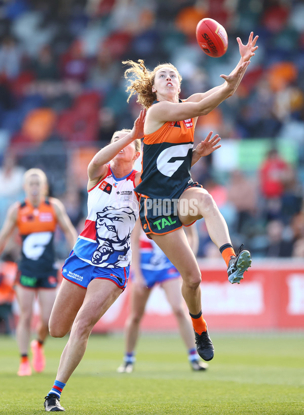AFLW 2024 Round 01 - GWS v Western Bulldogs - A-53562215