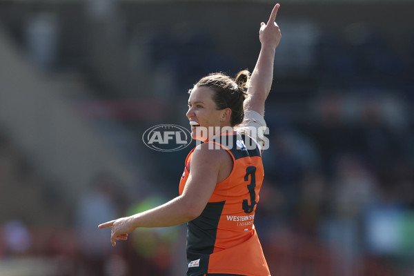 AFLW 2024 Round 01 - GWS v Western Bulldogs - A-53563135
