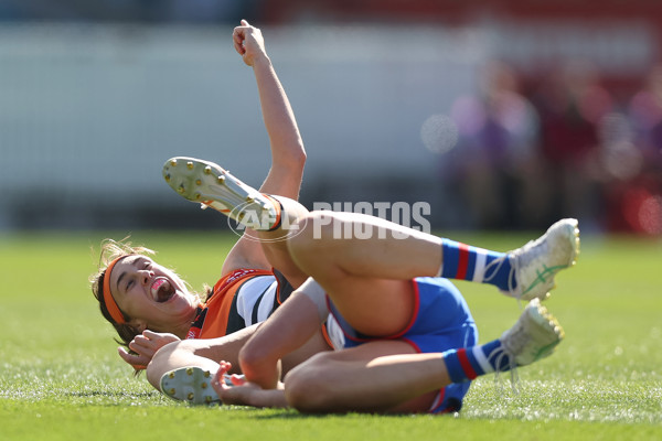 AFLW 2024 Round 01 - GWS v Western Bulldogs - A-53563146