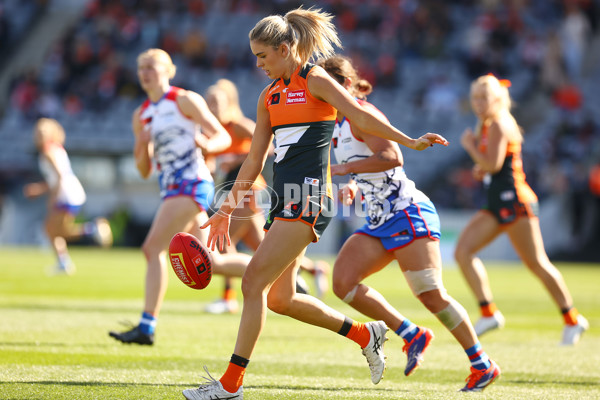 AFLW 2024 Round 01 - GWS v Western Bulldogs - A-53563171