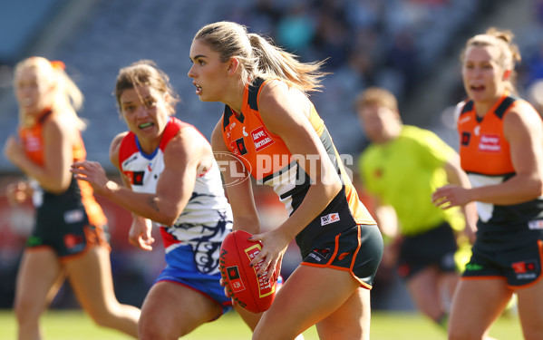 AFLW 2024 Round 01 - GWS v Western Bulldogs - A-53563172