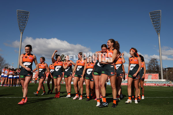 AFLW 2024 Round 01 - GWS v Western Bulldogs - A-53563191