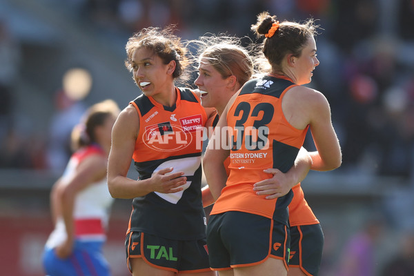 AFLW 2024 Round 01 - GWS v Western Bulldogs - A-53563192
