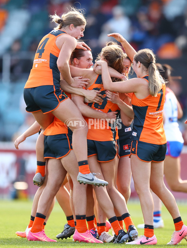 AFLW 2024 Round 01 - GWS v Western Bulldogs - A-53563208