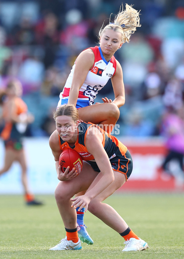 AFLW 2024 Round 01 - GWS v Western Bulldogs - A-53563226