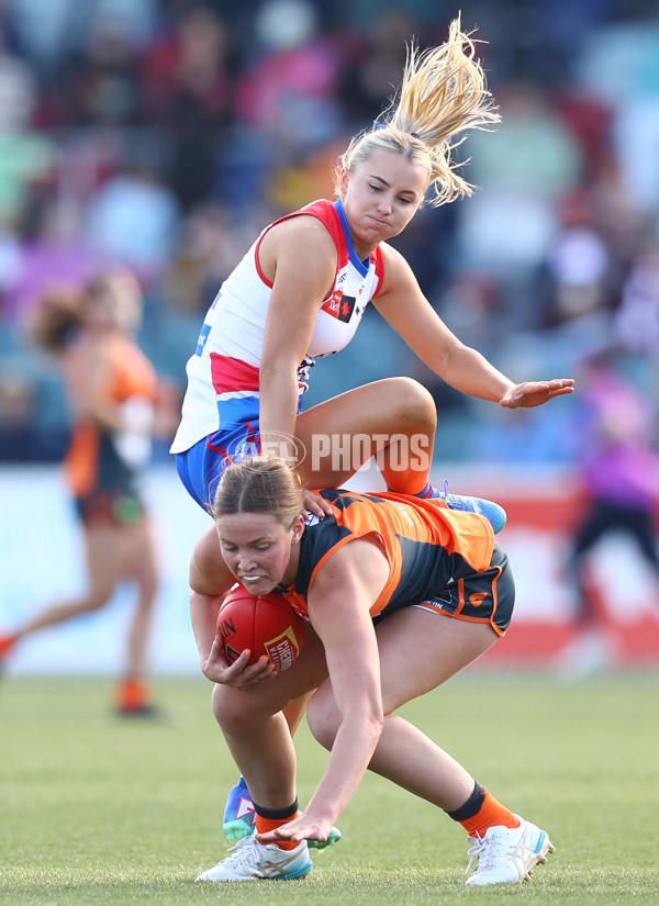 AFLW 2024 Round 01 - GWS v Western Bulldogs - A-53565357