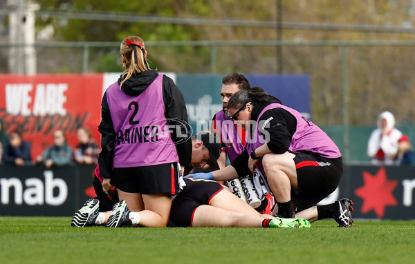 AFLW 2024 Round 01 - Essendon v Fremantle - A-53565391