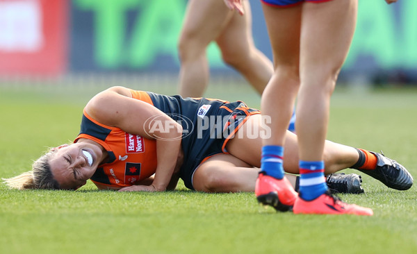 AFLW 2024 Round 01 - GWS v Western Bulldogs - A-53565754