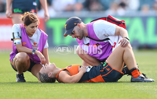 AFLW 2024 Round 01 - GWS v Western Bulldogs - A-53565759