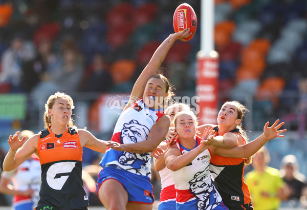 AFLW 2024 Round 01 - GWS v Western Bulldogs - A-53565761