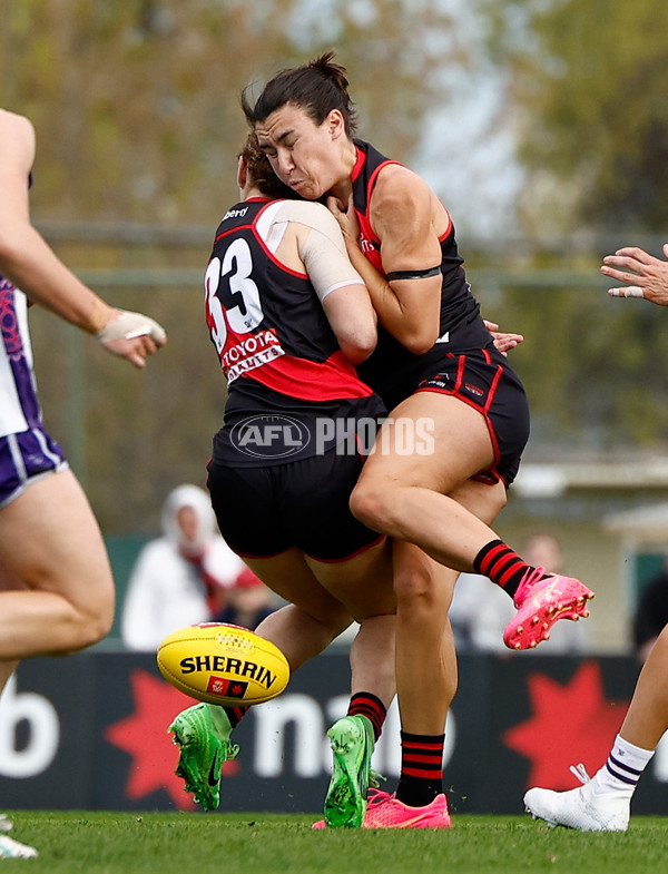 AFLW 2024 Round 01 - Essendon v Fremantle - A-53565778