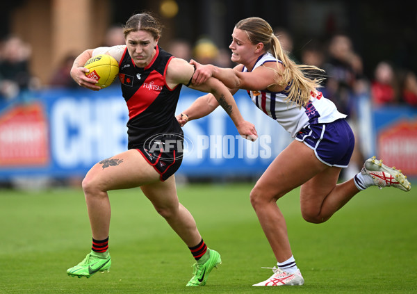 AFLW 2024 Round 01 - Essendon v Fremantle - A-53573422