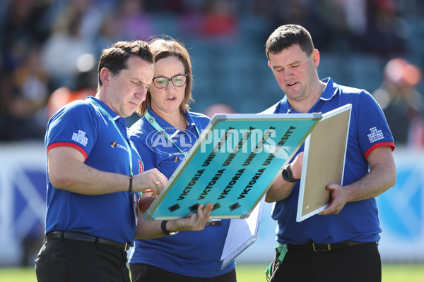 AFLW 2024 Round 01 - GWS v Western Bulldogs - A-53573744