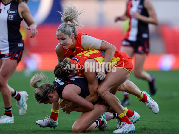 AFLW 2024 Round 01 - Gold Coast v St Kilda - A-53575366