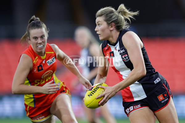 AFLW 2024 Round 01 - Gold Coast v St Kilda - A-53575431