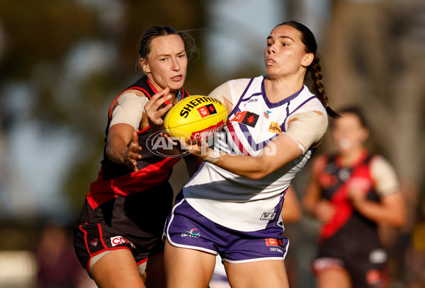 AFLW 2024 Round 01 - Essendon v Fremantle - A-53576148