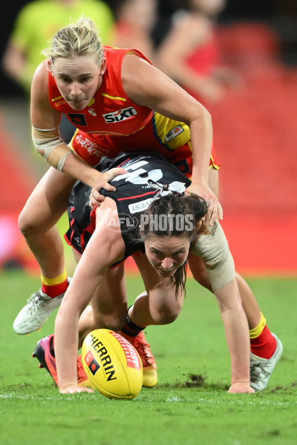 AFLW 2024 Round 01 - Gold Coast v St Kilda - A-53580676