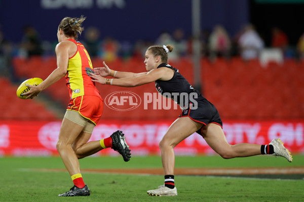 AFLW 2024 Round 01 - Gold Coast v St Kilda - A-53580907