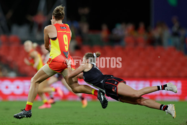 AFLW 2024 Round 01 - Gold Coast v St Kilda - A-53580909