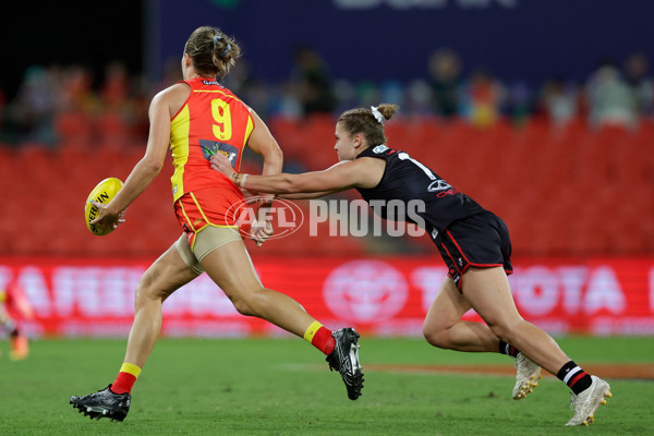 AFLW 2024 Round 01 - Gold Coast v St Kilda - A-53580911