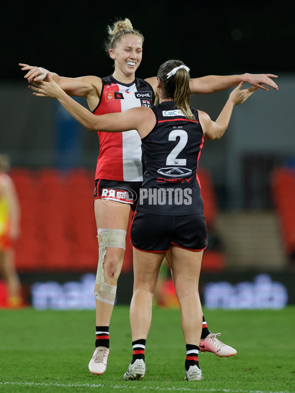 AFLW 2024 Round 01 - Gold Coast v St Kilda - A-53583175