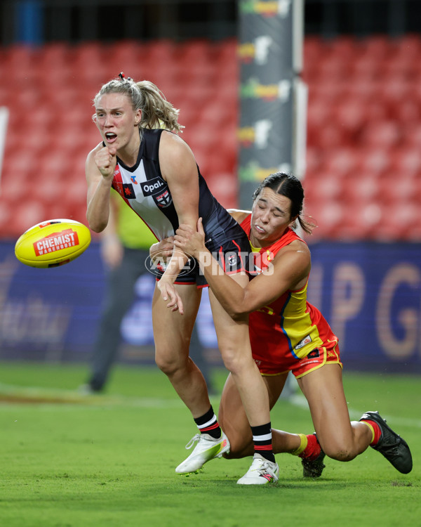 AFLW 2024 Round 01 - Gold Coast v St Kilda - A-53583200