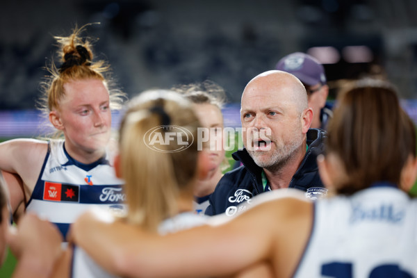 AFLW 2024 Round 01 - Geelong v Melbourne - A-53585636