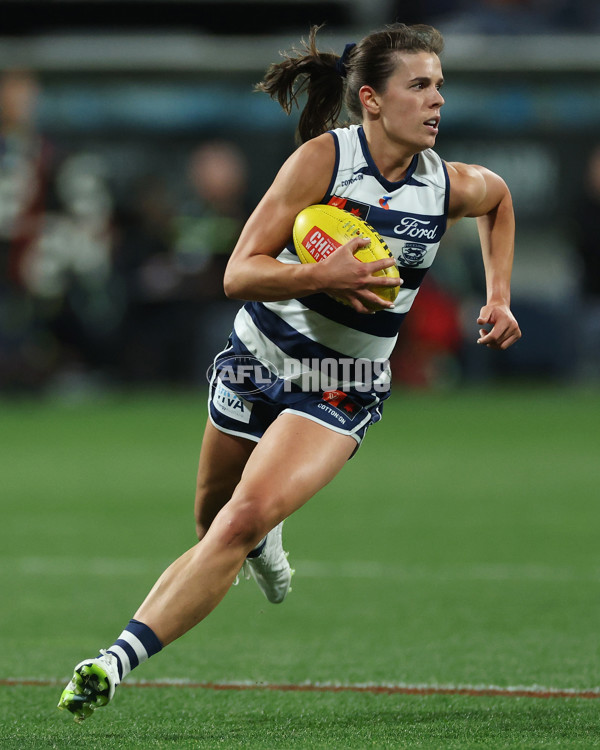 AFLW 2024 Round 01 - Geelong v Melbourne - A-53586158