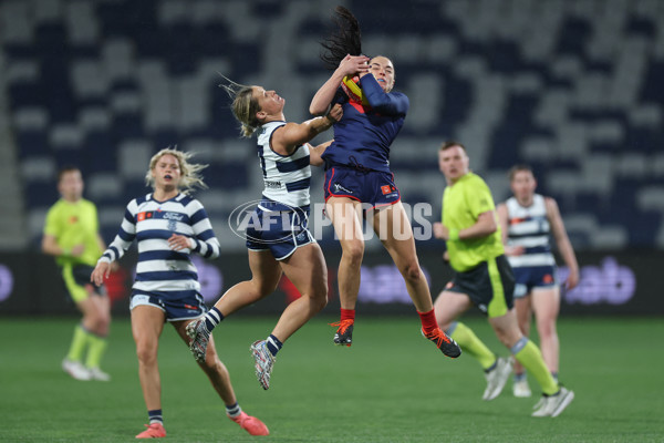 AFLW 2024 Round 01 - Geelong v Melbourne - A-53588501