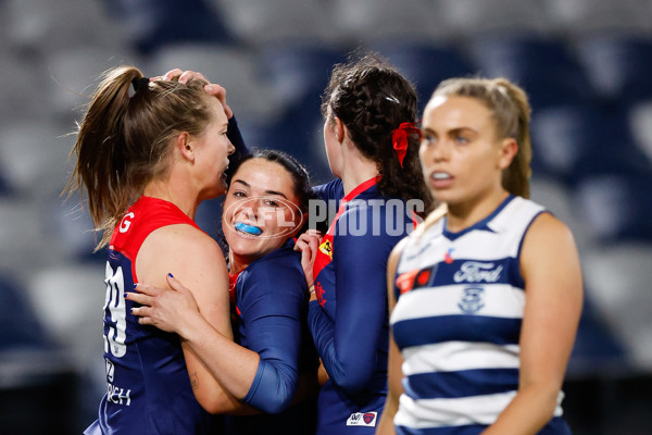 AFLW 2024 Round 01 - Geelong v Melbourne - A-53593329