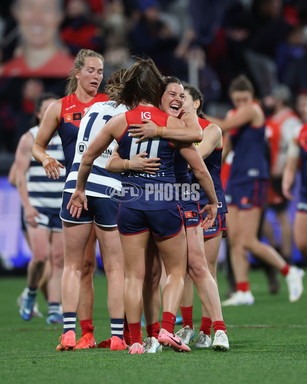 AFLW 2024 Round 01 - Geelong v Melbourne - A-53593361