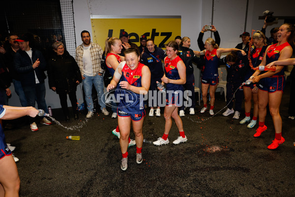 AFLW 2024 Round 01 - Geelong v Melbourne - A-53593398