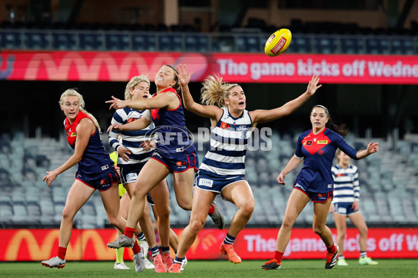 AFLW 2024 Round 01 - Geelong v Melbourne - A-53599752