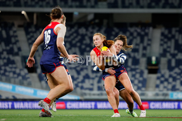 AFLW 2024 Round 01 - Geelong v Melbourne - A-53599757