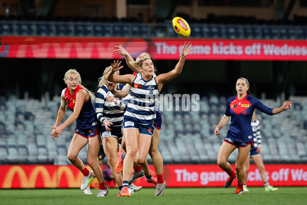 AFLW 2024 Round 01 - Geelong v Melbourne - A-53599765