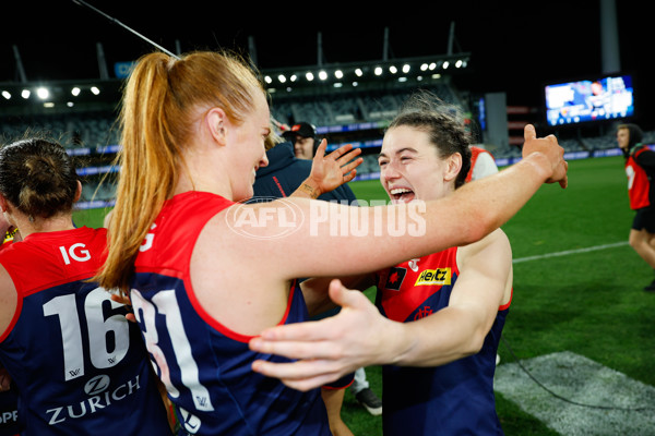 AFLW 2024 Round 01 - Geelong v Melbourne - A-53599773